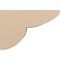 Ekena Millwork 7"W x 21"D x 14"H Classic Crestline Rough Cedar Woodgrain TimberThane Corbel, Primed Tan CORUR07X21X14CRERCPR - alternate 4